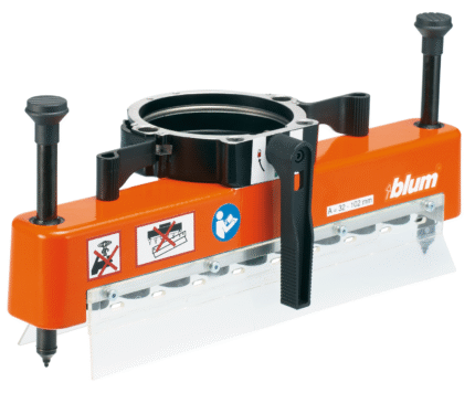 Сверлильная головка для MINIPRESS M, для MINIPRESS P, количество шпинделей 9, быстросъемные патроны, Серийные отверстия, Петля Мини (кроме чашки 80.014-R1)