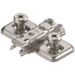 CLIP ответная планка, крест., 0 мм, сталь, для крепления с помощью предустановленных евровинтов, Регулировка по высоте: продольное отверстие